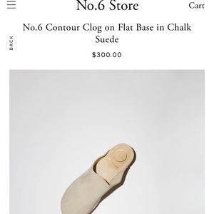 No. 6 contour clog on flat base size 36 fits 6.5 color camel